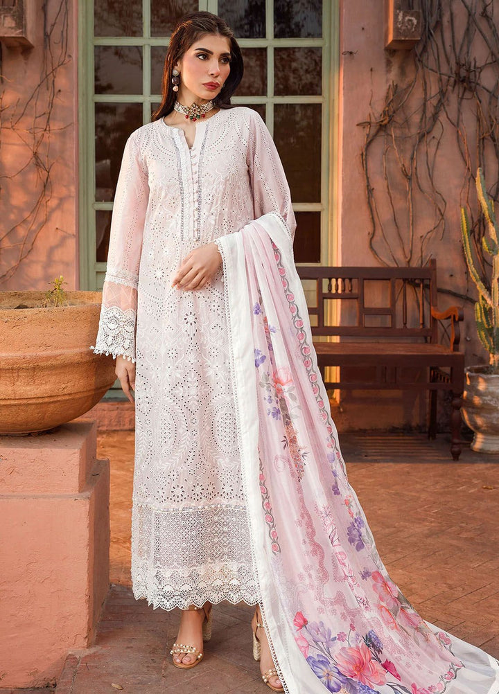 Motifz Embroidered Lawn Suits Unstitched 3 Piece MT24P2 4431-Afreen - Summer Collection