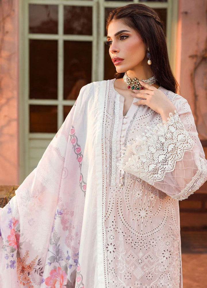 Motifz Embroidered Lawn Suits Unstitched 3 Piece MT24P2 4431-Afreen - Summer Collection