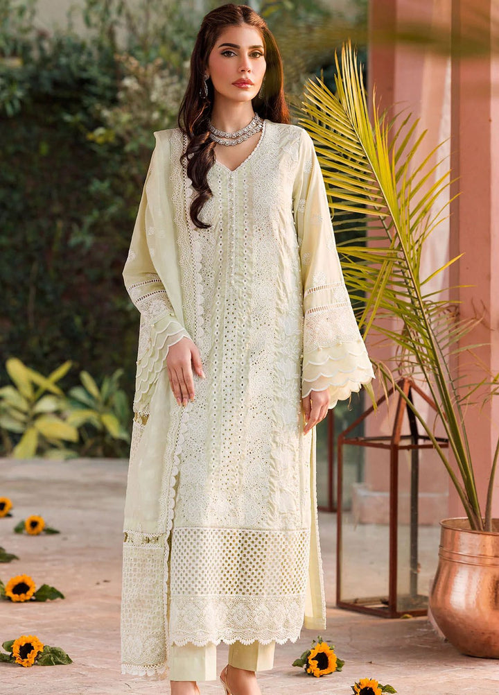 Motifz Embroidered Lawn Suits Unstitched 3 Piece MT24P2 4432-Benazir - Summer Collection