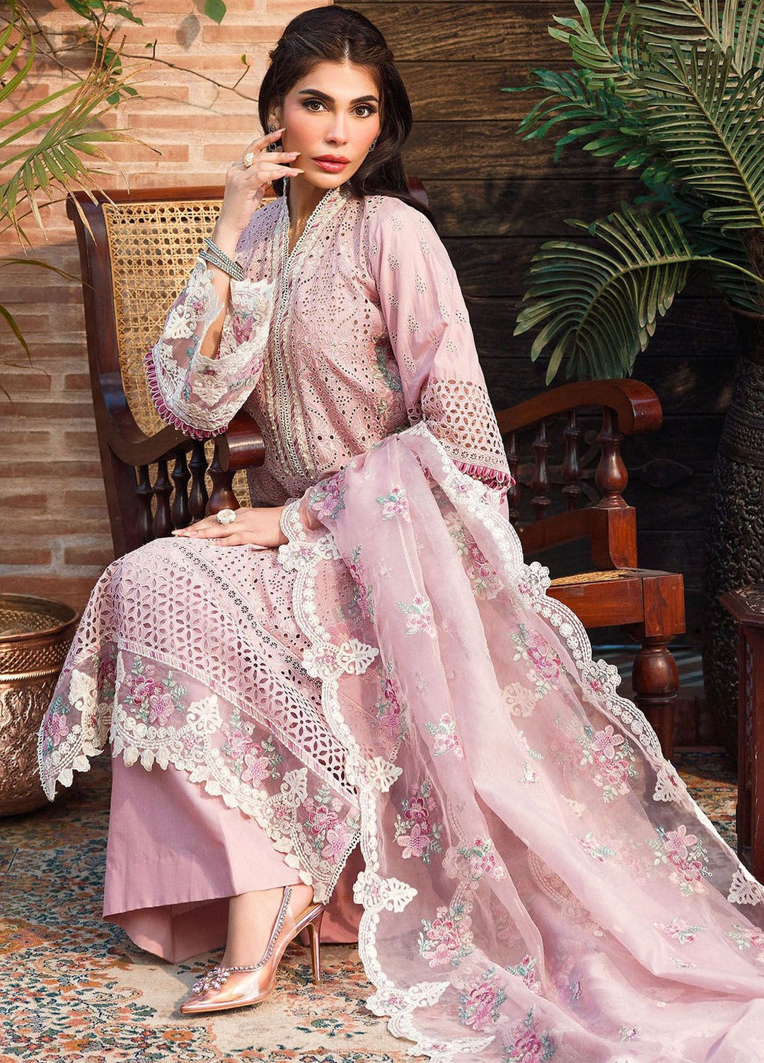 Motifz Embroidered Lawn Suits Unstitched 3 Piece MT24P2 4433-Pakeeza - Summer Collection