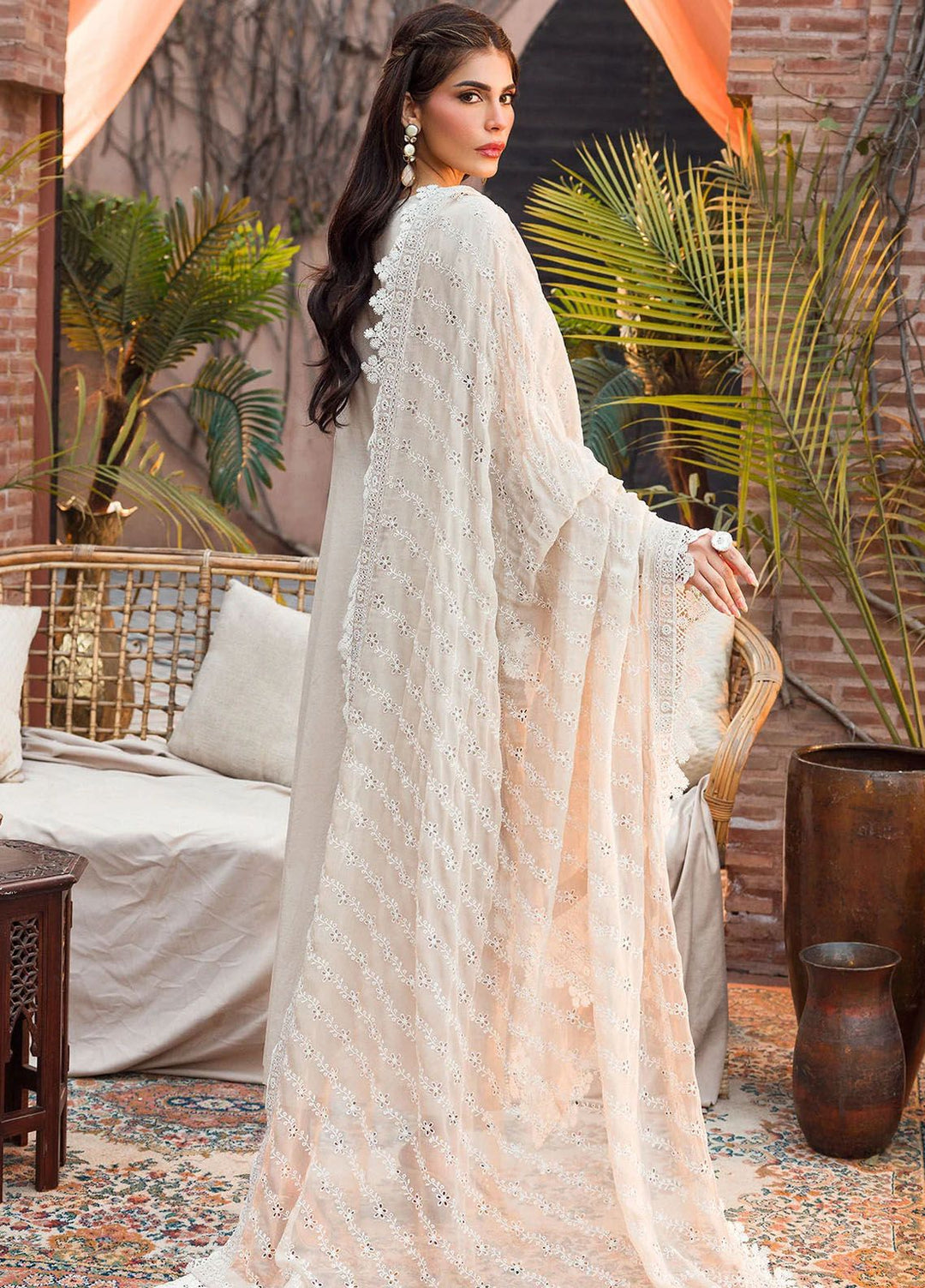 Motifz Embroidered Lawn Suits Unstitched 3 Piece MT24P2 4434-Shabnam - Summer Collection