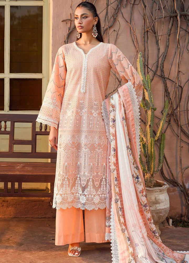 Motifz Embroidered Lawn Suits Unstitched 3 Piece MT24P2 4435-Sabiha - Summer Collection