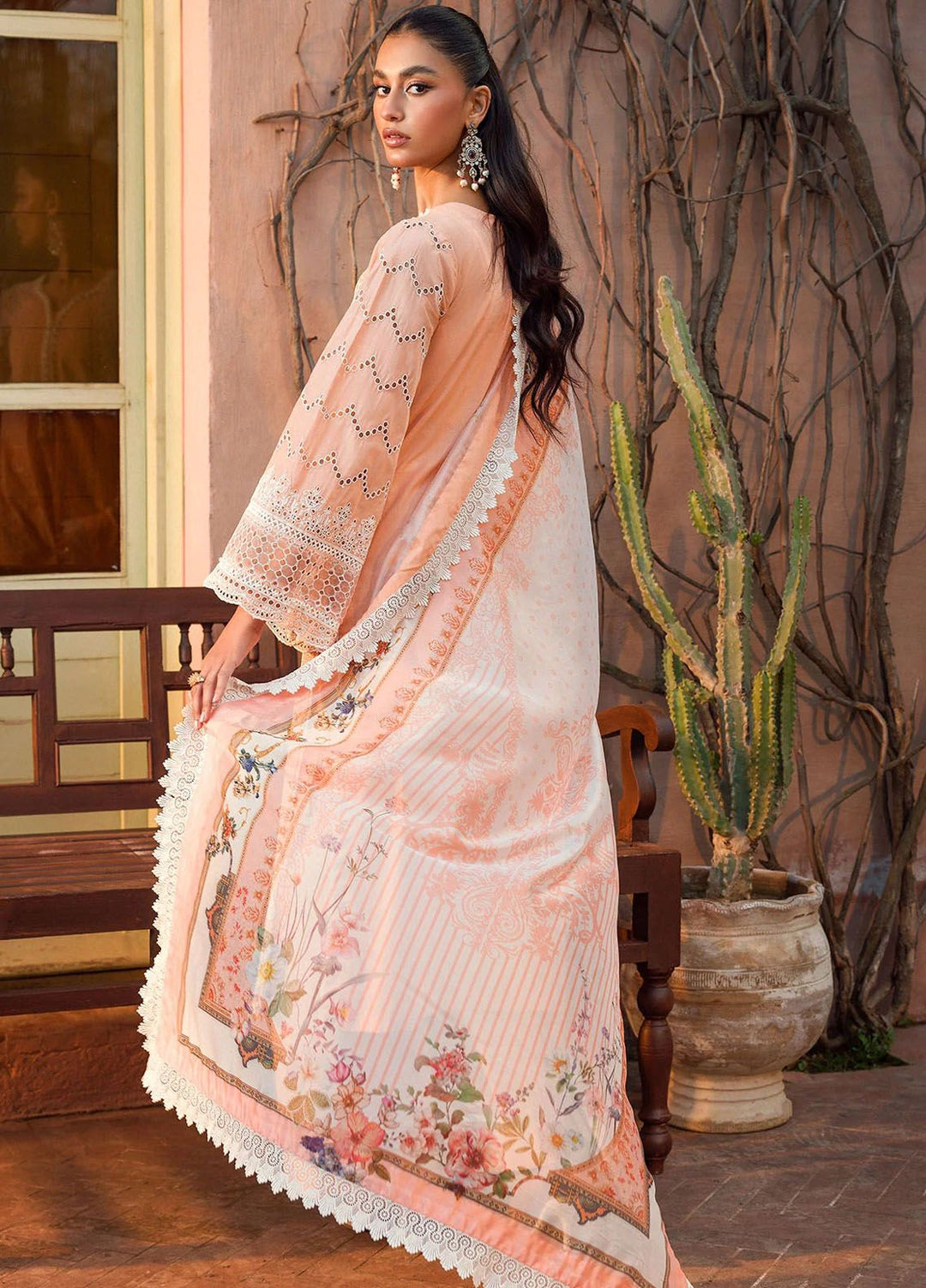 Motifz Embroidered Lawn Suits Unstitched 3 Piece MT24P2 4435-Sabiha - Summer Collection