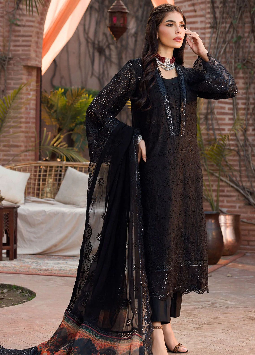 Motifz Embroidered Lawn Suits Unstitched 3 Piece MT24P2 4437-Tabassum - Summer Collection