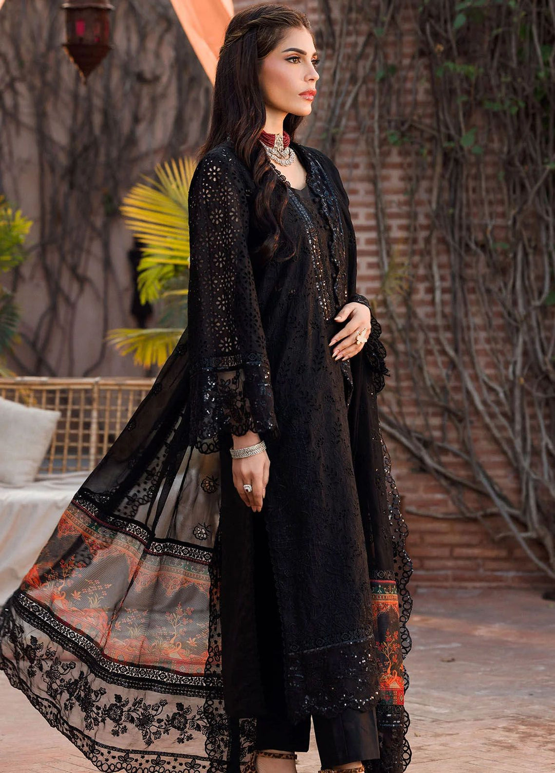 Motifz Embroidered Lawn Suits Unstitched 3 Piece MT24P2 4437-Tabassum - Summer Collection