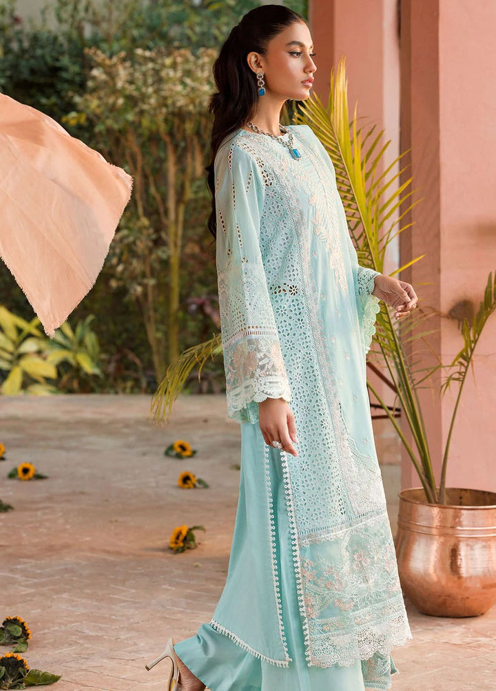 Motifz Embroidered Lawn Suits Unstitched 3 Piece MT24P2 4438-Zohra - Summer Collection
