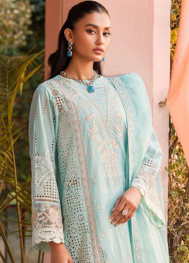 Motifz Embroidered Lawn Suits Unstitched 3 Piece MT24P2 4438-Zohra - Summer Collection