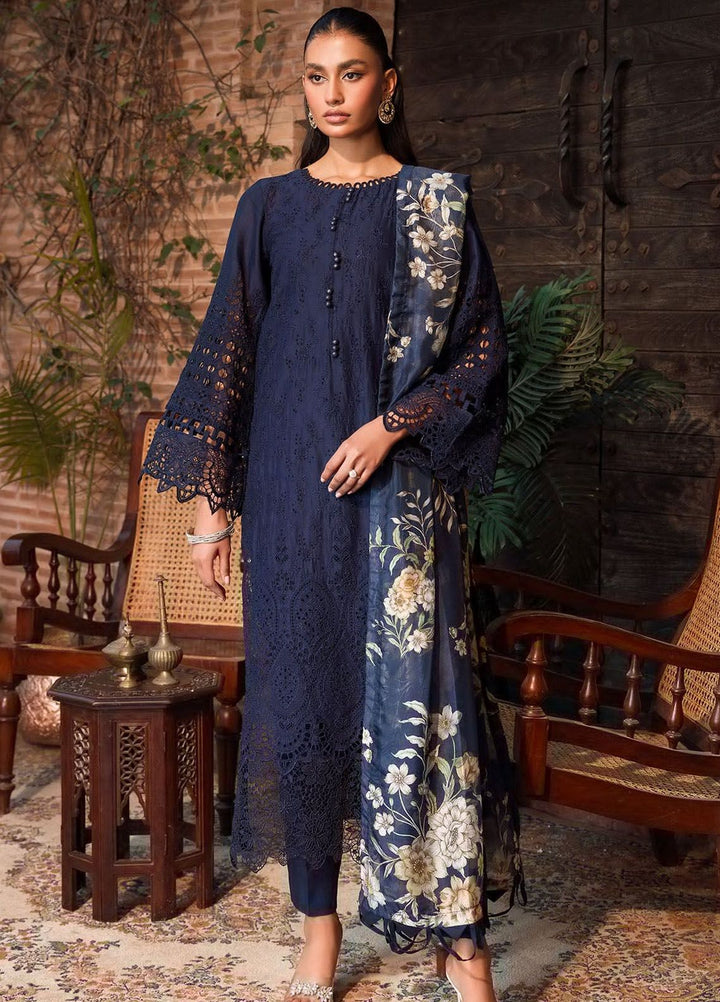 Motifz Embroidered Lawn Suits Unstitched 3 Piece MT24P2 4440-Ulfat - Summer Collection