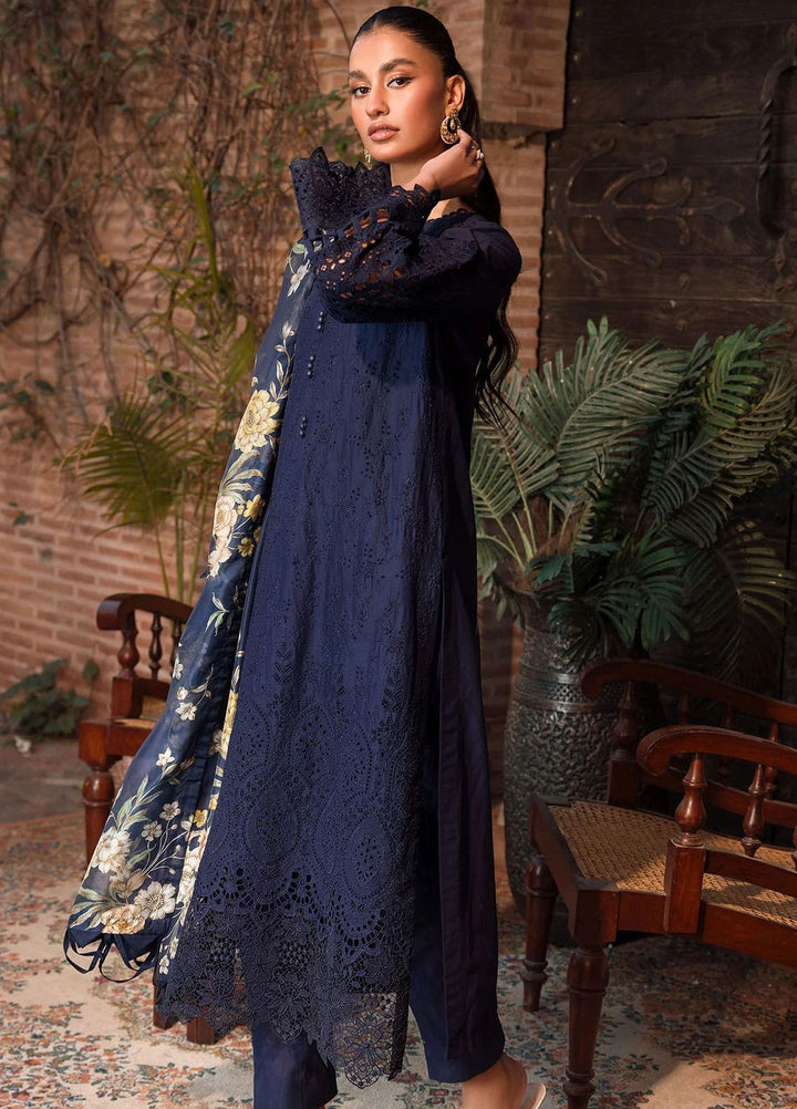 Motifz Embroidered Lawn Suits Unstitched 3 Piece MT24P2 4440-Ulfat - Summer Collection