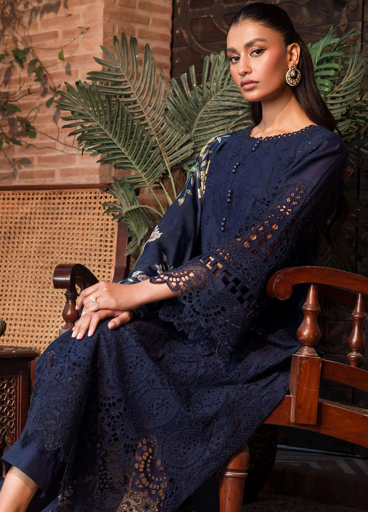 Motifz Embroidered Lawn Suits Unstitched 3 Piece MT24P2 4440-Ulfat - Summer Collection