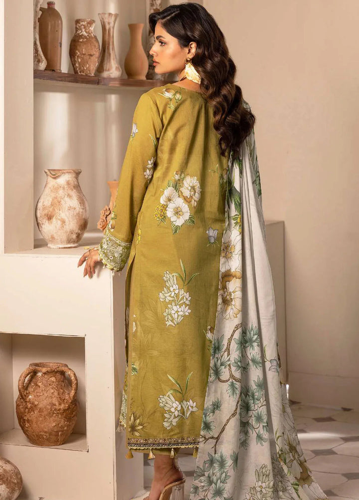 Motifz Embroidered Lawn Suits Unstitched 3 Piece MT25DPL D-5468 Bloom - Summer Collection