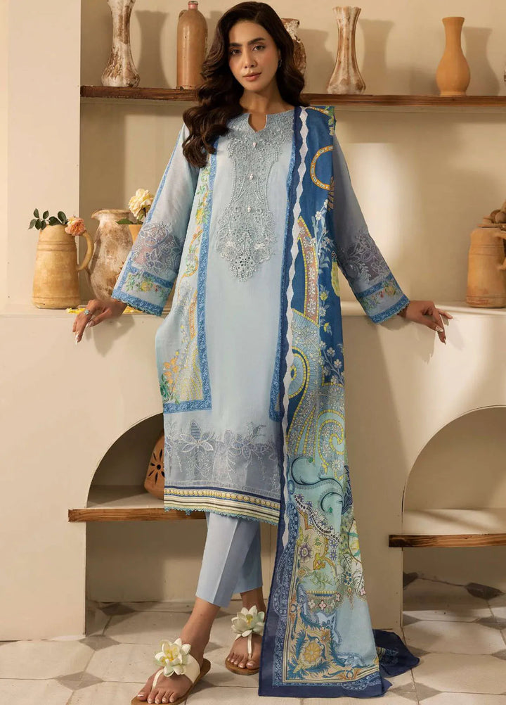 Motifz Embroidered Lawn Suits Unstitched 3 Piece MT25DPL D-5469 Xyla - Summer Collection