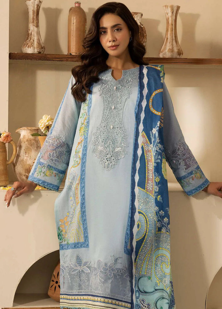 Motifz Embroidered Lawn Suits Unstitched 3 Piece MT25DPL D-5469 Xyla - Summer Collection
