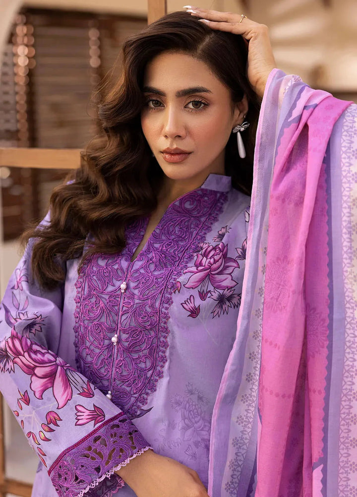 Motifz Embroidered Lawn Suits Unstitched 3 Piece MT25DPL D-5472 Alara - Summer Collection