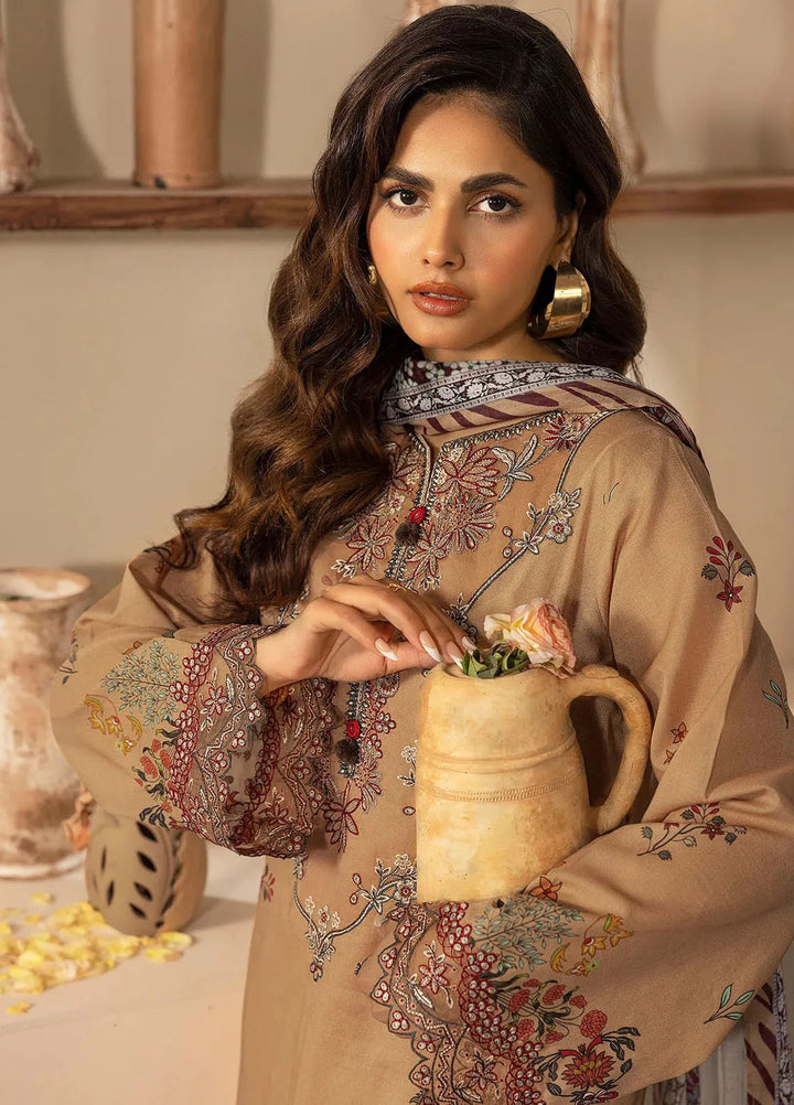 Motifz Embroidered Lawn Suits Unstitched 3 Piece MT25DPL D-5474 Ara - Summer Collection
