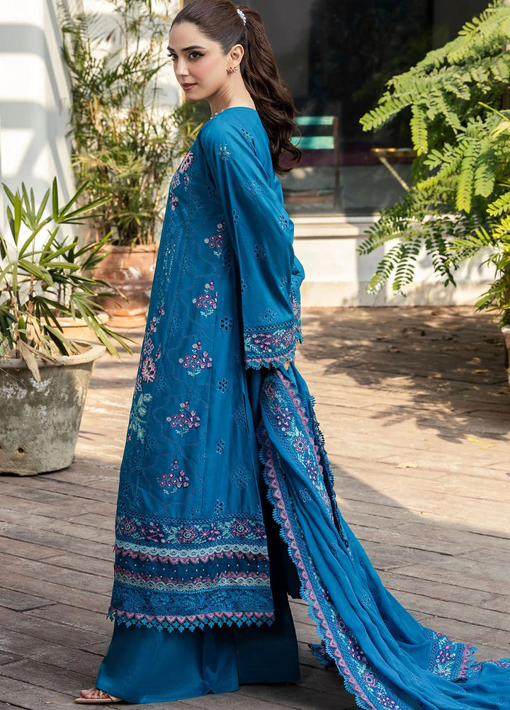 Motifz Embroidered Lawn Suits Unstitched 3 Piece MT25LL 5310 Margo - Summer Collection