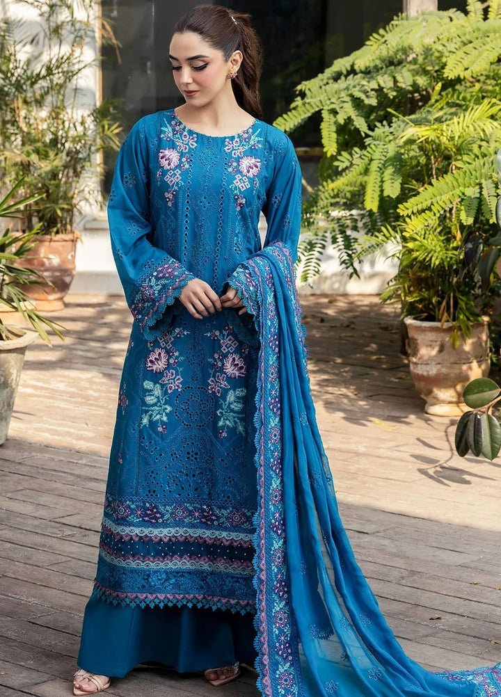 Motifz Embroidered Lawn Suits Unstitched 3 Piece MT25LL 5310 Margo - Summer Collection