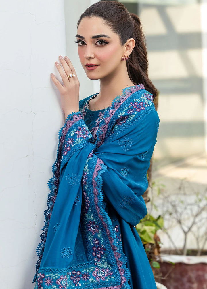 Motifz Embroidered Lawn Suits Unstitched 3 Piece MT25LL 5310 Margo - Summer Collection
