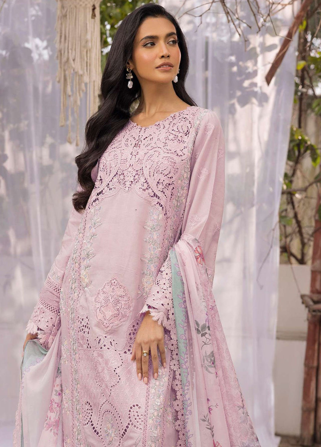Motifz Embroidered Lawn Suits Unstitched 3 Piece MT25LL 5312 Aveline - Summer Collection
