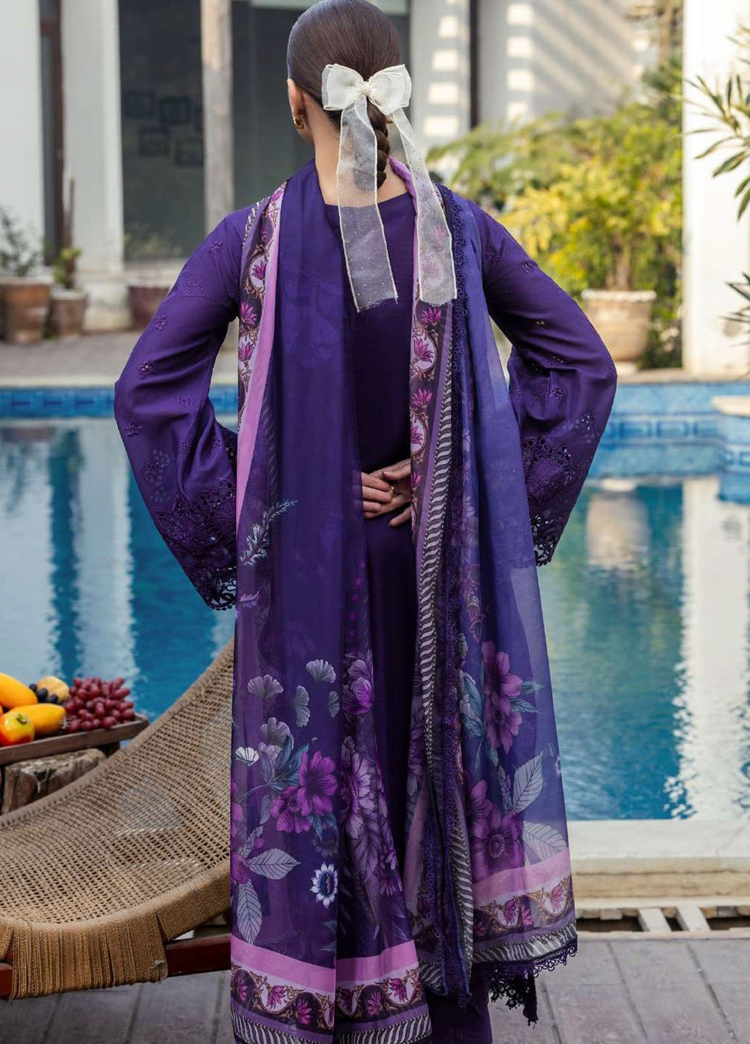 Motifz Embroidered Lawn Suits Unstitched 3 Piece MT25LL 5314 Mireille - Summer Collection