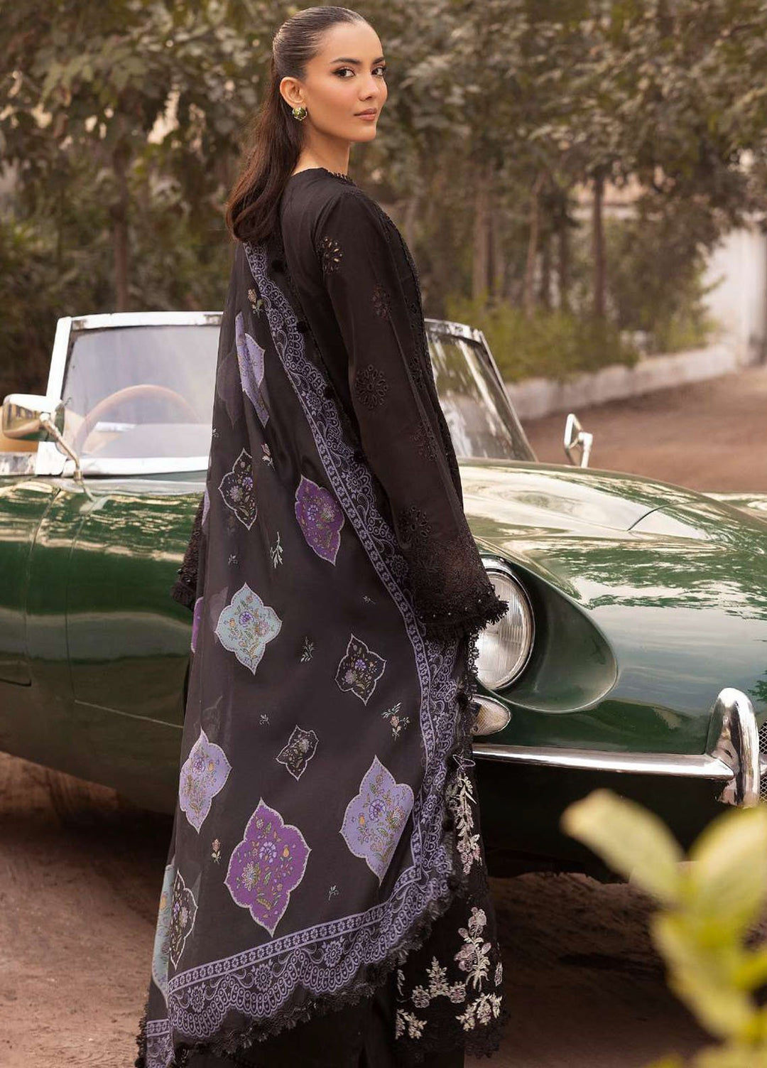 Motifz Embroidered Lawn Suits Unstitched 3 Piece MT25LL 5320 Coralie - Summer Collection