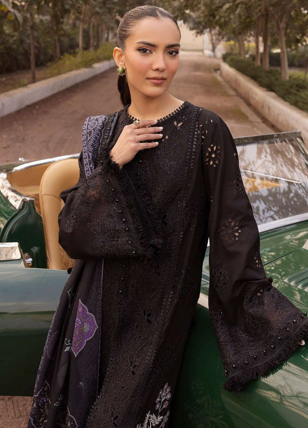 Motifz Embroidered Lawn Suits Unstitched 3 Piece MT25LL 5320 Coralie - Summer Collection