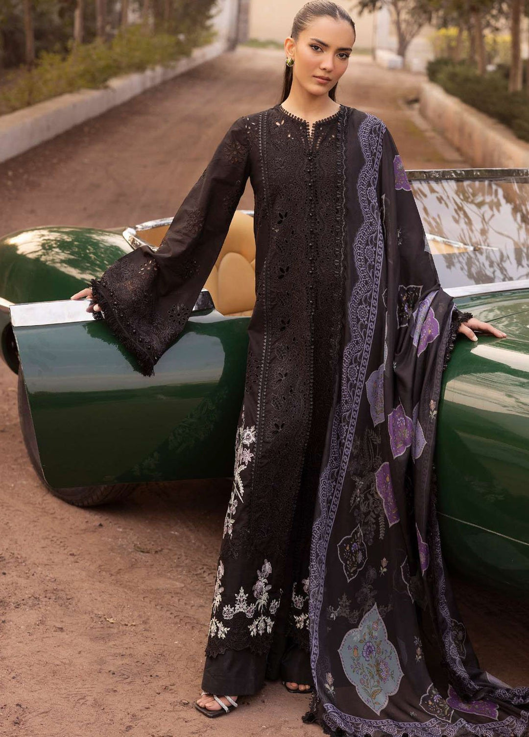 Motifz Embroidered Lawn Suits Unstitched 3 Piece MT25LL 5320 Coralie - Summer Collection