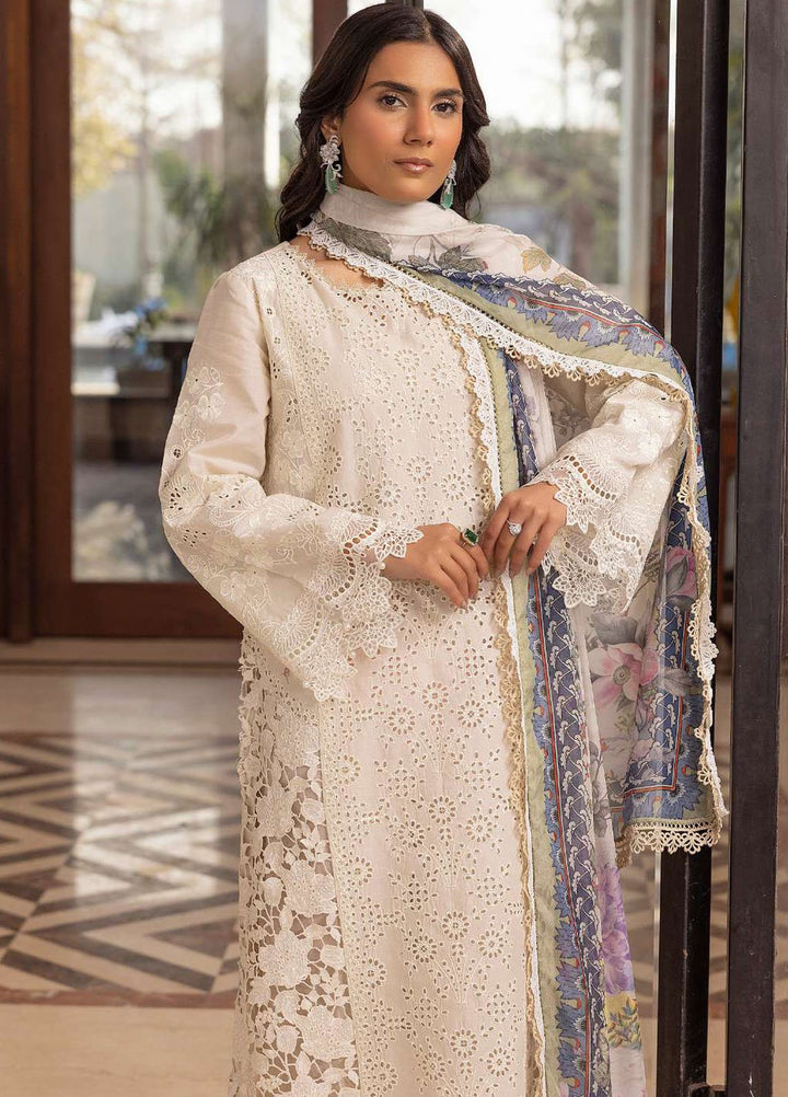 Motifz Embroidered Lawn Suits Unstitched 3 Piece MT25LL 5324 Sidonie - Summer Collection