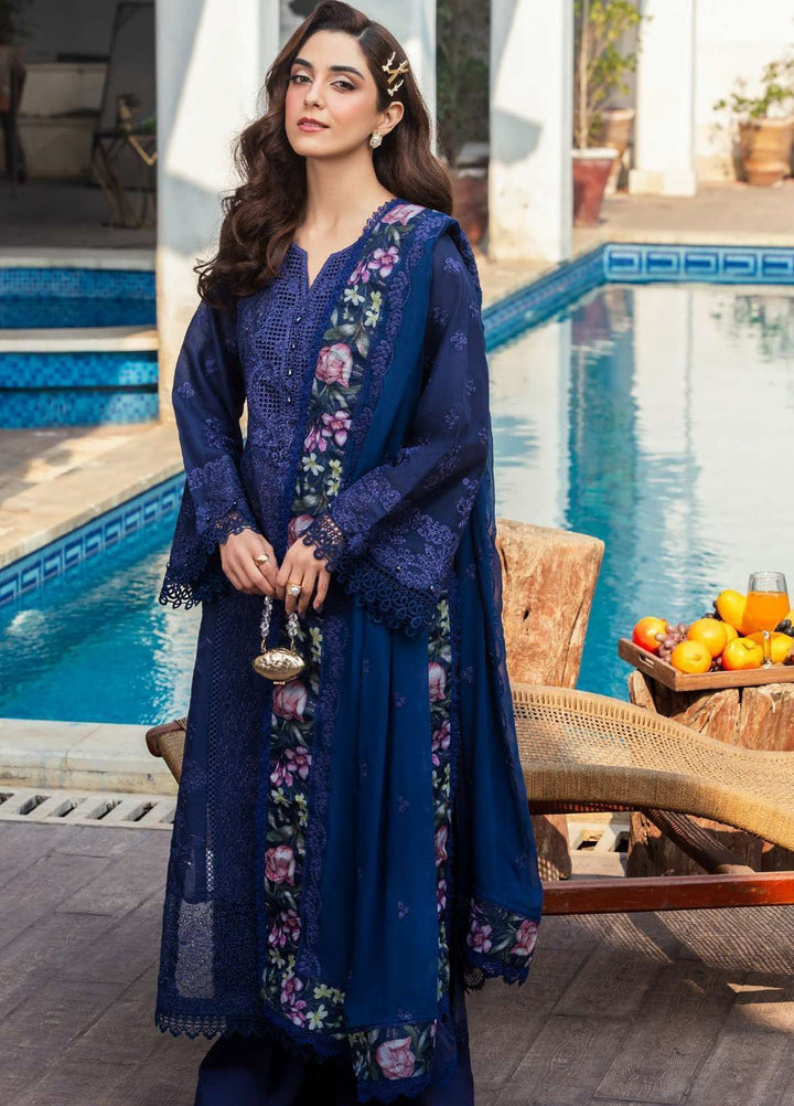 Motifz Embroidered Lawn Suits Unstitched 3 Piece MT25LL 5330 Maelys - Summer Collection