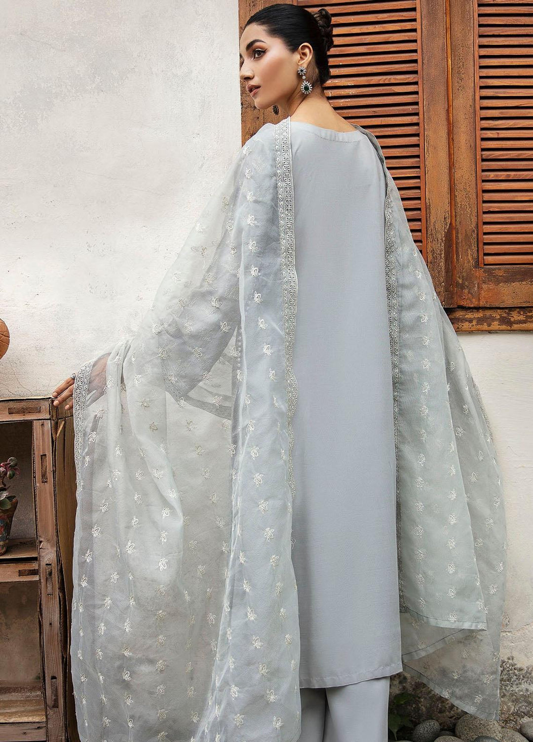 Motifz Embroidered Linen Suits Unstitched 3 Piece MT23L MWU04266 Morganite - Premium Collection