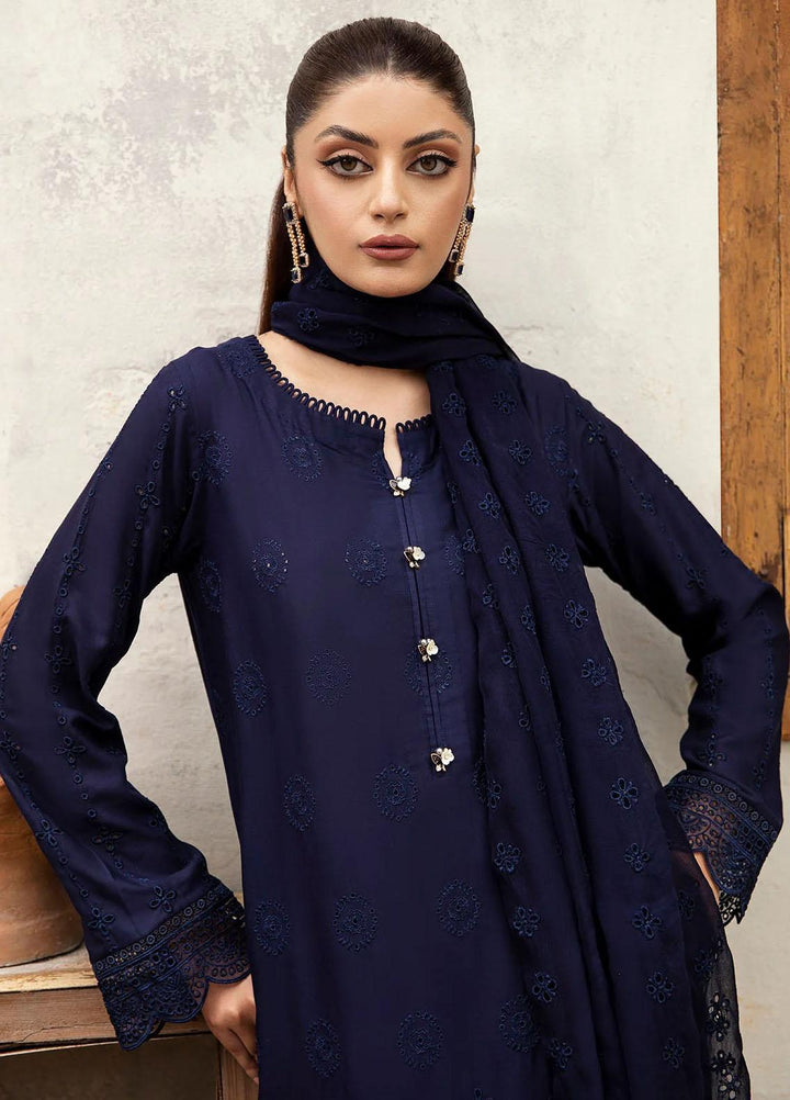 Motifz Embroidered Linen Suits Unstitched 3 Piece MT23L MWU04269 Aurelia - Premium Collection