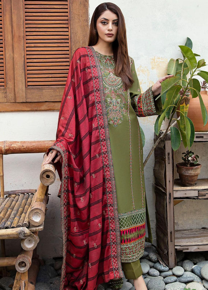 Motifz Embroidered Linen Suits Unstitched 3 Piece MT23L MWU04270 Nuray - Premium Collection
