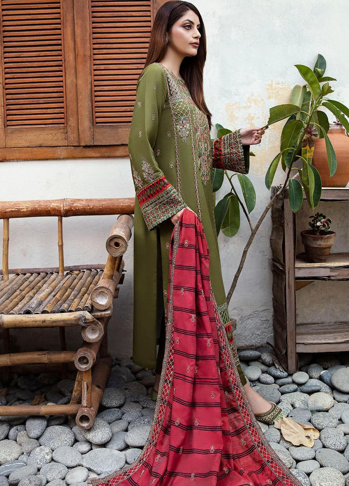 Motifz Embroidered Linen Suits Unstitched 3 Piece MT23L MWU04270 Nuray - Premium Collection