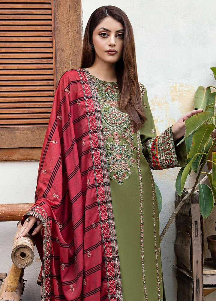 Motifz Embroidered Linen Suits Unstitched 3 Piece MT23L MWU04270 Nuray - Premium Collection