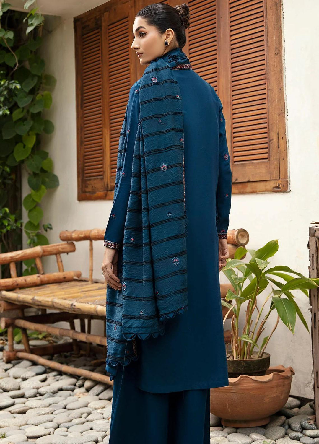 Motifz Embroidered Linen Suits Unstitched 3 Piece MT23L MWU04274 Odetle - Premium Collection