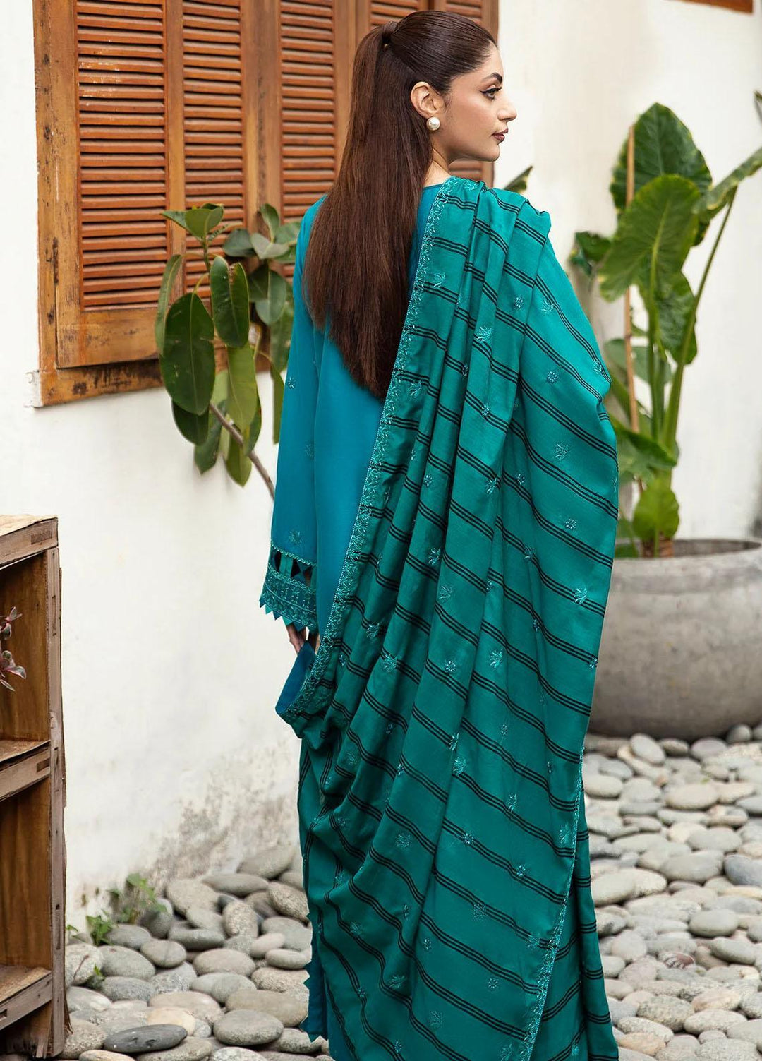 Motifz Embroidered Linen Suits Unstitched 3 Piece MT23L MWU04275 Celine - Premium Collection