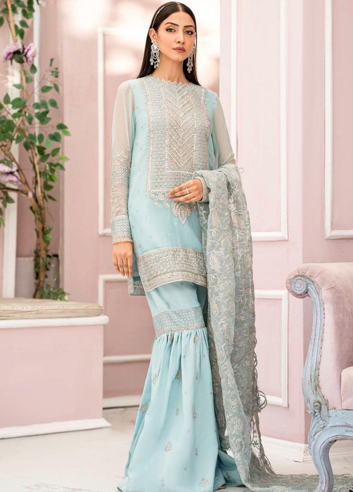 Motifz Embroidered Chiffon Suits Unstitched 3 Piece MT23PB MWU04112 Zel - Luxury Collection