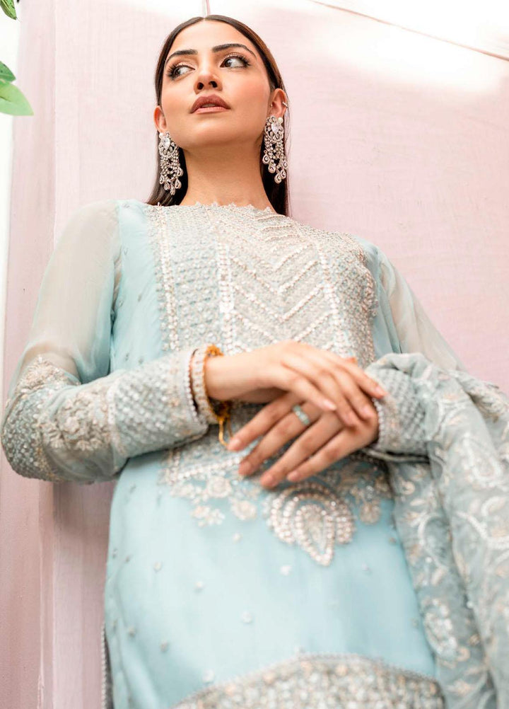 Motifz Embroidered Chiffon Suits Unstitched 3 Piece MT23PB MWU04112 Zel - Luxury Collection