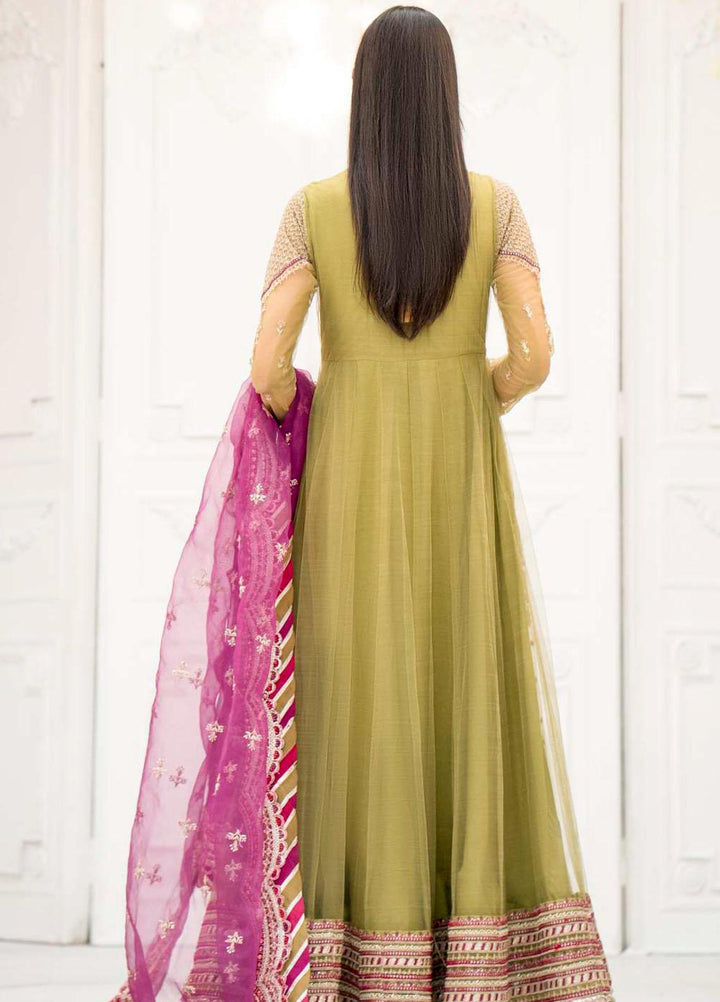 Motifz Embroidered Net Suits Unstitched 3 Piece MT23PB MWU04115 Ella - Luxury Collection