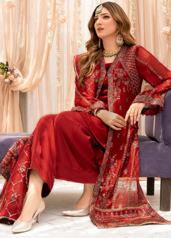 Motifz Embroidered Chiffon Suits Unstitched 3 Piece MT23PB MWU04116 Yaren - Luxury Collection