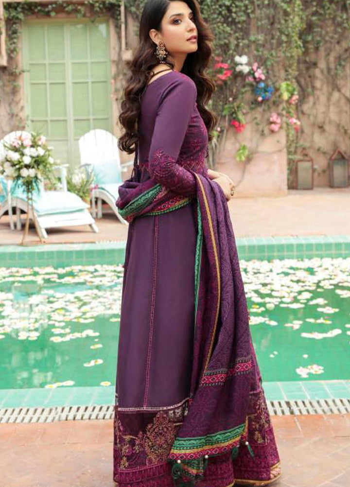 Motifz Embroidered Lawn Suit Unstitched 3 Piece MT22PL 3214 SCARLET - Premium Collection