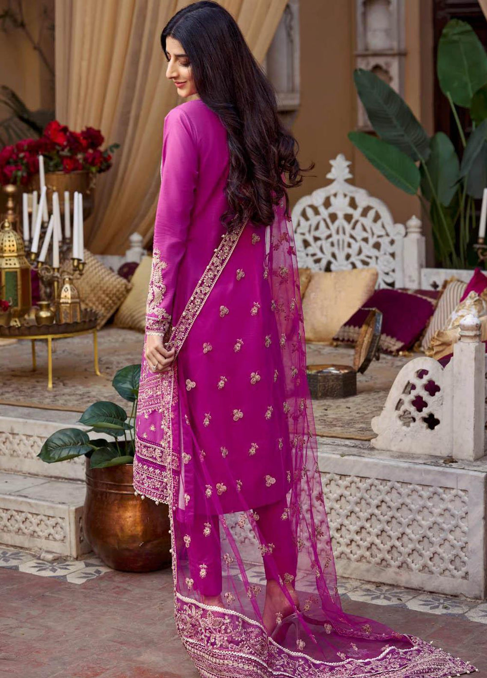 Motifz Embroidered Lawn Suits Unstitched 3 Piece MT23P MWU04042 Amaani - Summer Collection