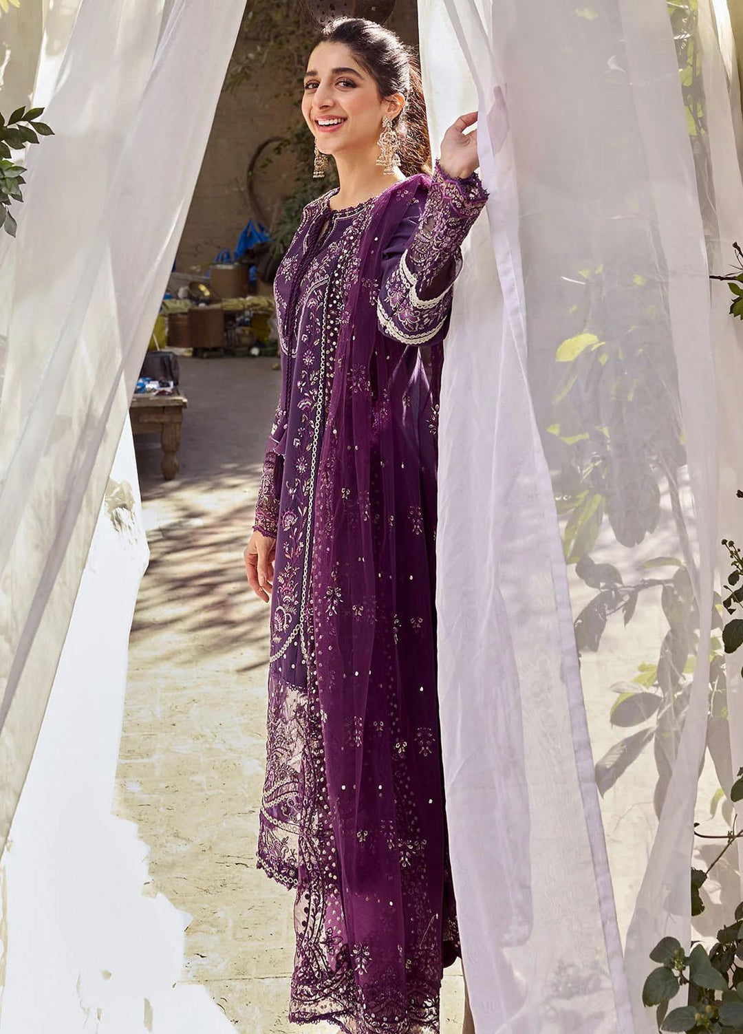 Motifz Embroidered Lawn Suits Unstitched 3 Piece MT23P MWU04044 Zohreh - Summer Collection