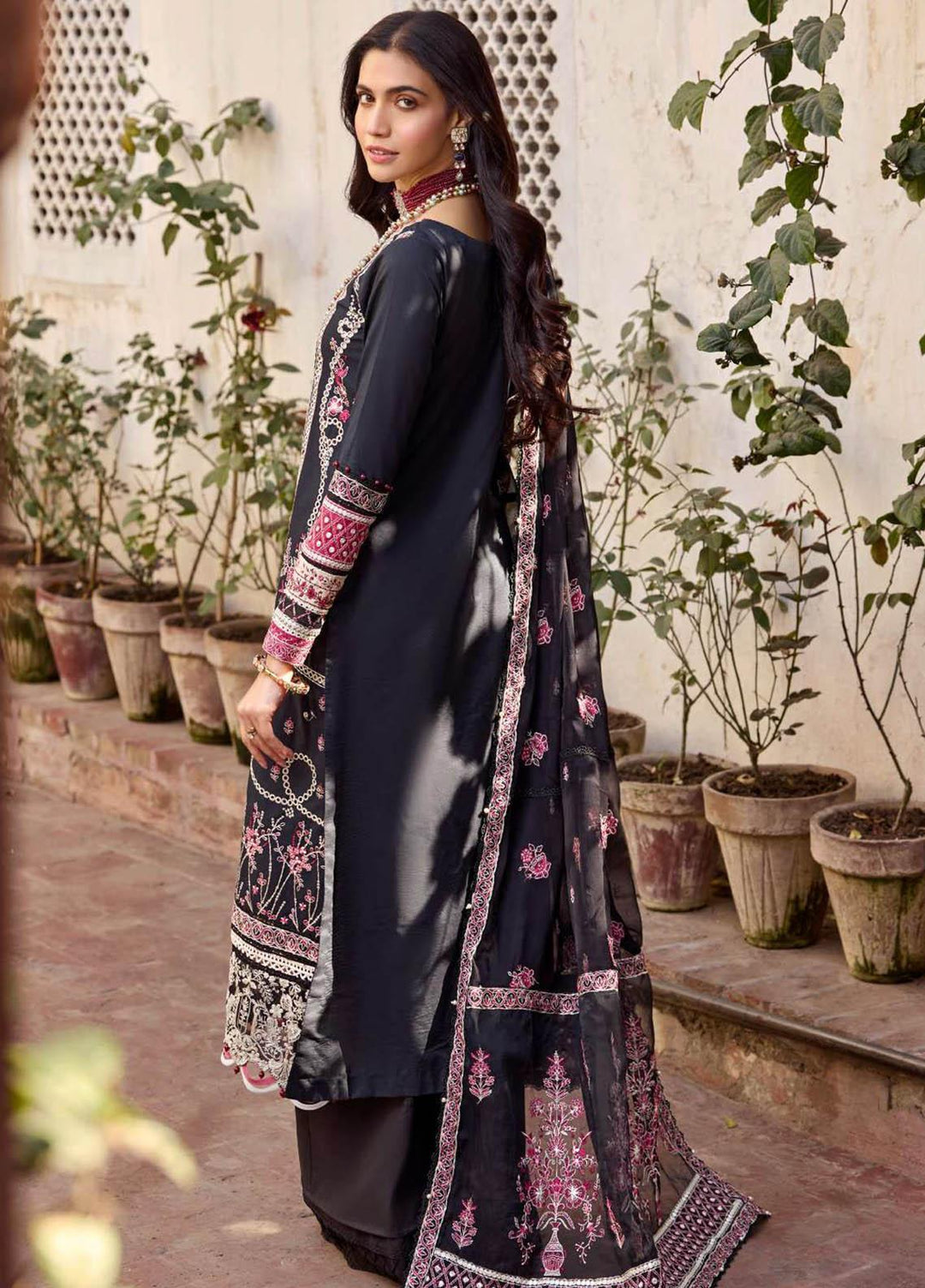 Motifz Embroidered Lawn Suits Unstitched 3 Piece MT23P MWU04048 Fleur - Summer Collection