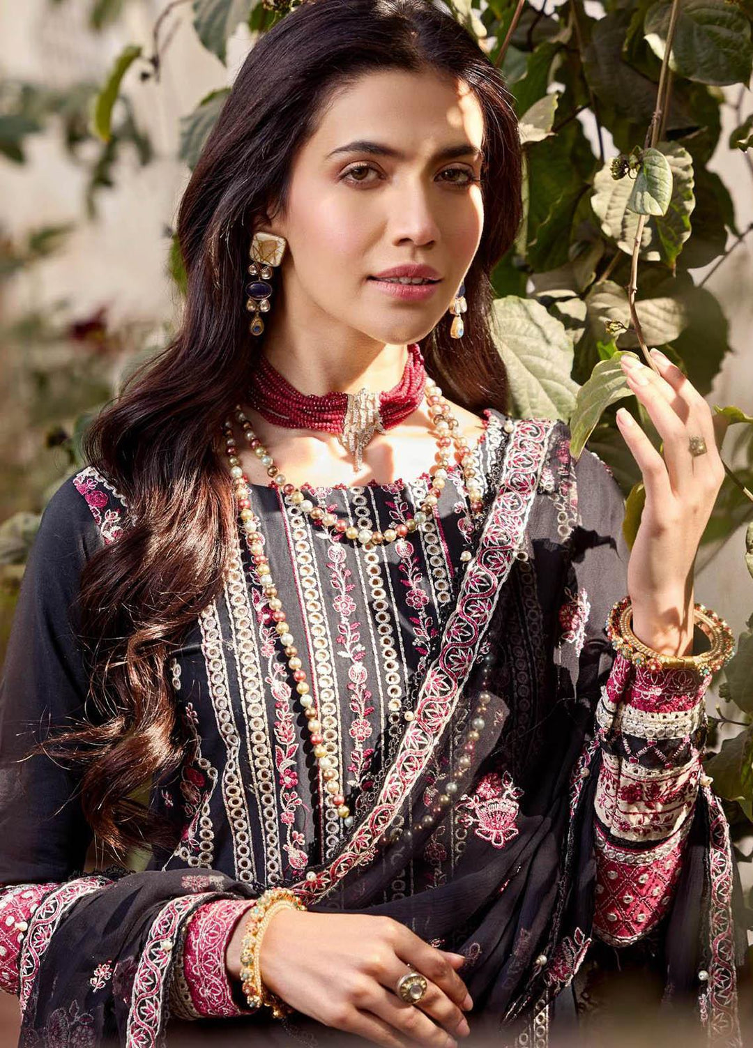 Motifz Embroidered Lawn Suits Unstitched 3 Piece MT23P MWU04048 Fleur - Summer Collection