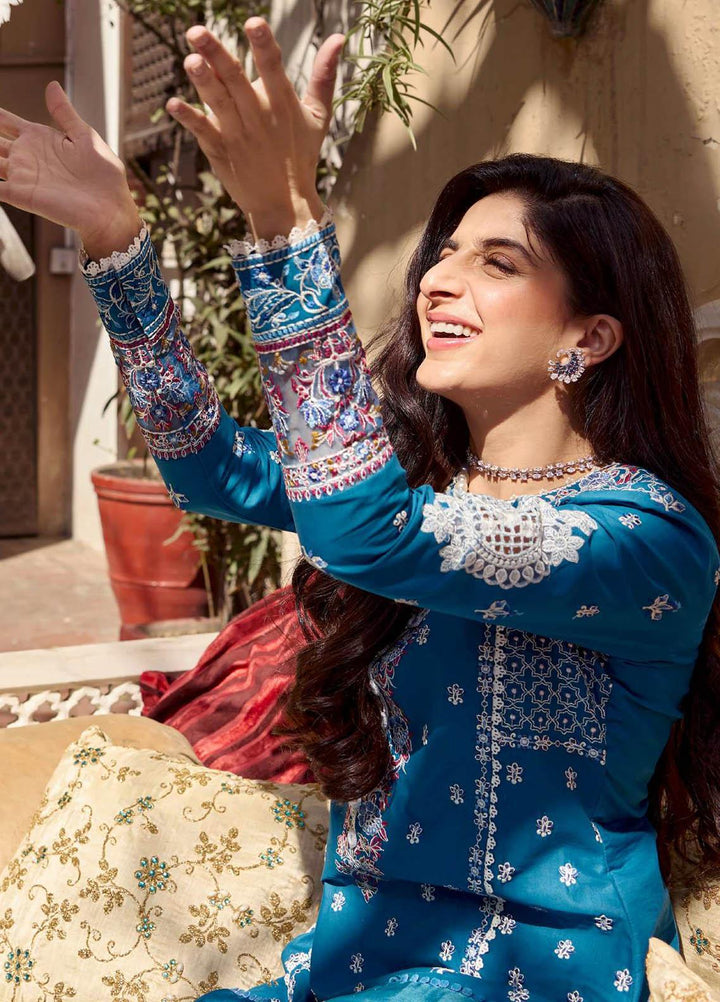 Motifz Embroidered Lawn Suits Unstitched 3 Piece MT23P MWU04050 Vida - Summer Collection