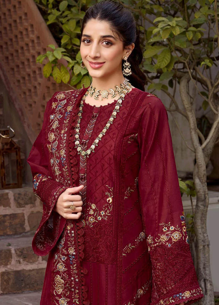 Motifz Embroidered Lawn Suits Unstitched 3 Piece MT23P MWU04052 Faya - Summer Collection