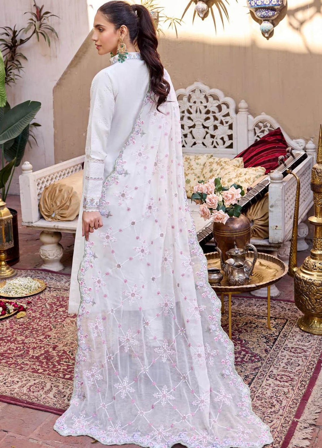 Motifz Embroidered Lawn Suits Unstitched 3 Piece MT23P MWU04055 Vanya - Summer Collection