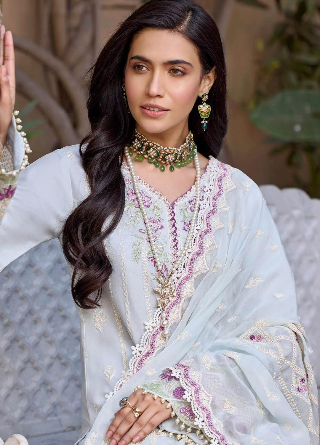 Motifz Embroidered Lawn Suits Unstitched 3 Piece MT23P MWU04056 Zooha - Summer Collection