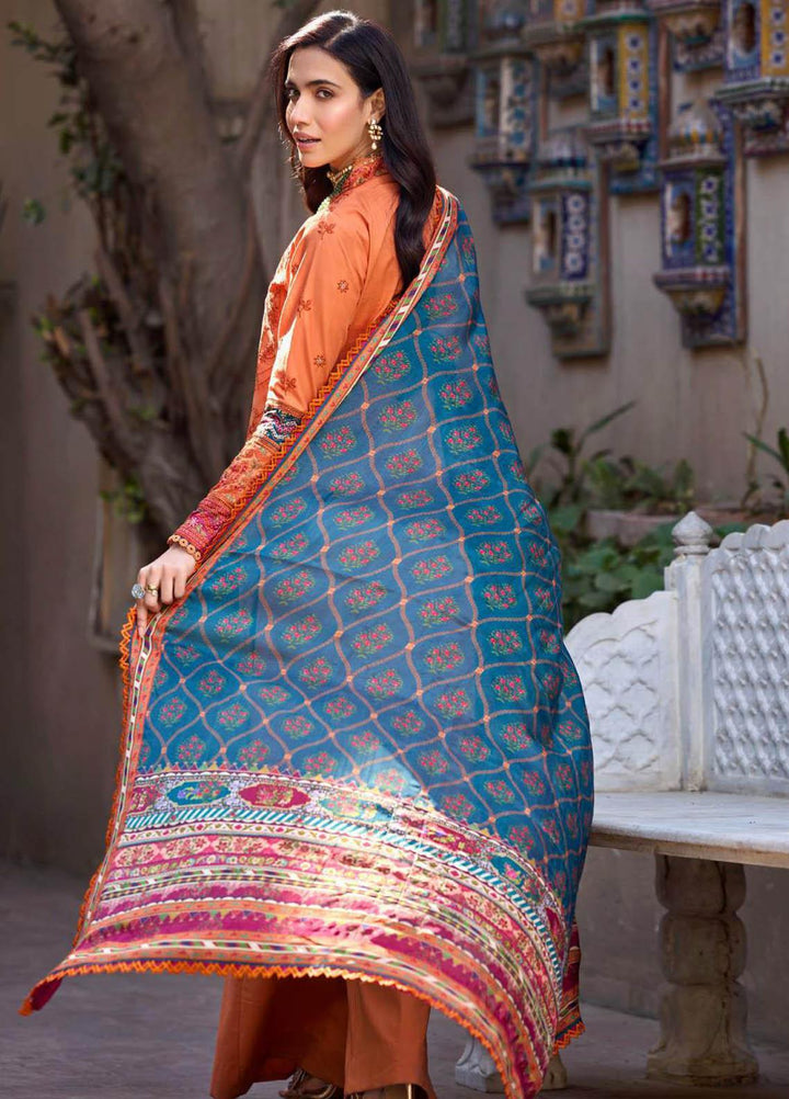 Motifz Embroidered Lawn Suits Unstitched 3 Piece MT23P MWU04058 Hazel - Summer Collection